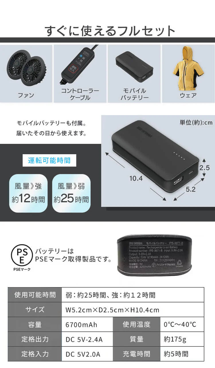 クールウェアSPORTSセットM 半袖 フード有 CSHS-M02-H グレー6