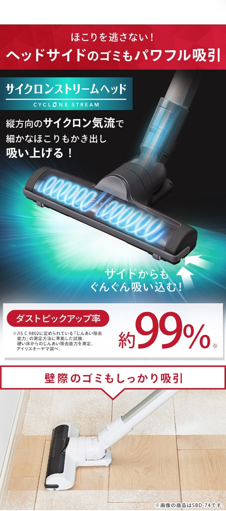 【訳あり】掃除機 コードレス 紙パック 極細軽量 専用スタンド付  グレー3