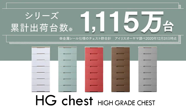 【2個セット】ウッドトップチェスト 7段 HG-557R全5色0