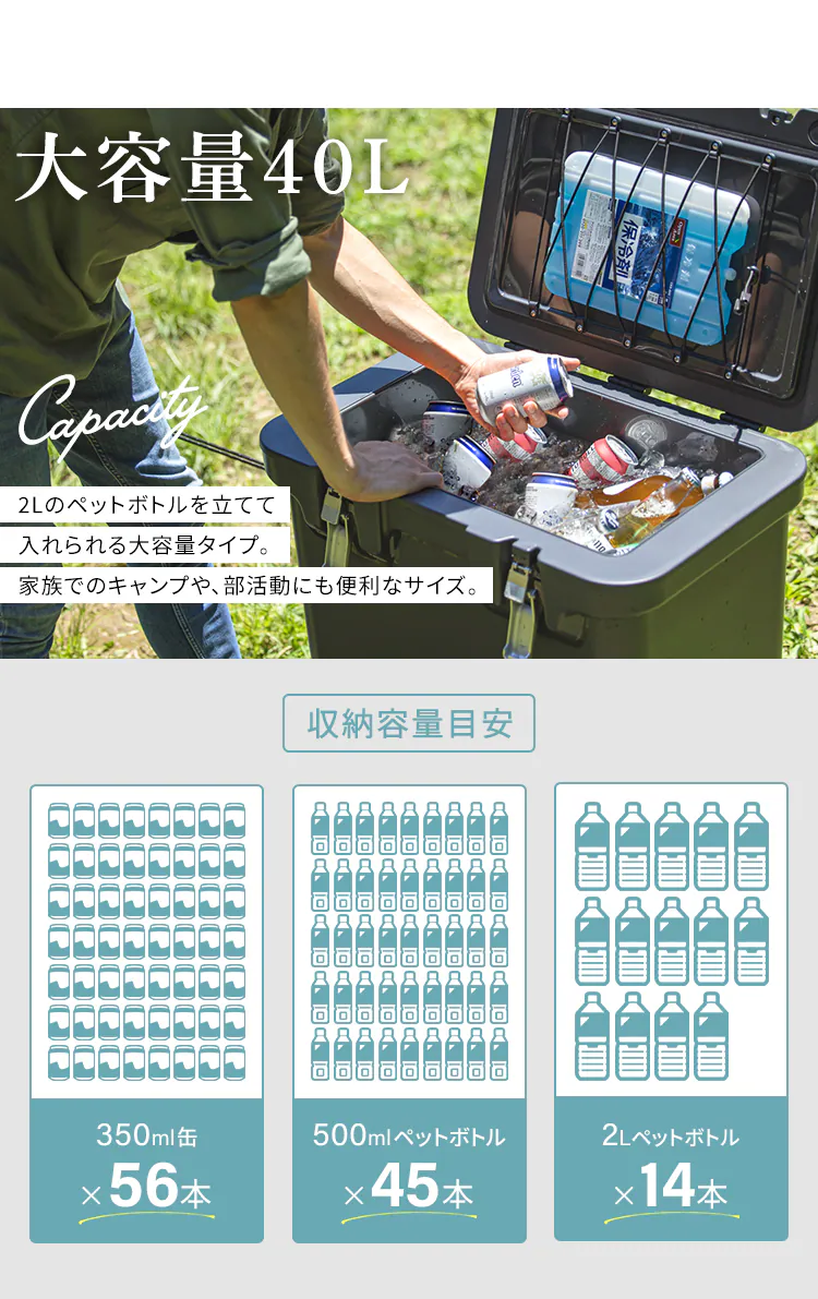 クーラーボックス HUGEL 20L 約6.1日保冷 6面真空断熱パネル 真空断熱 大容量 VITC-20 チャコ&minus;ルグレー　4