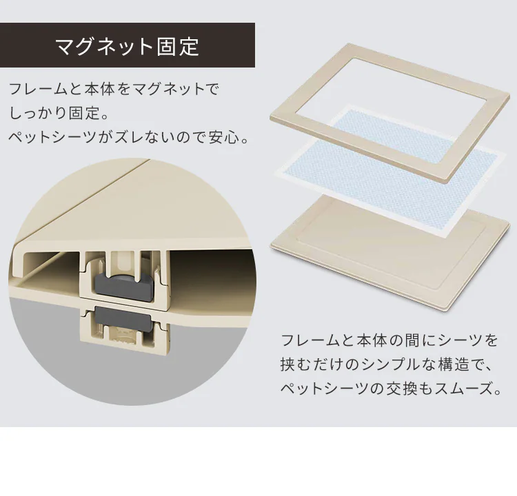 スクエアドッグトレー ワイド SQDT-616W ホワイト3