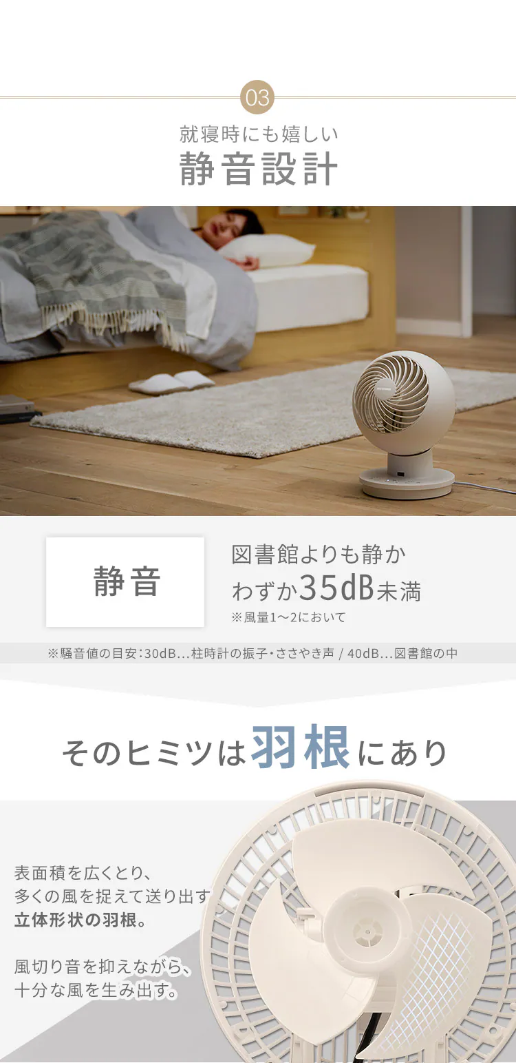 サーキュレーターアイ 18畳 上下左右首振り PCF-SC15T-EC 7