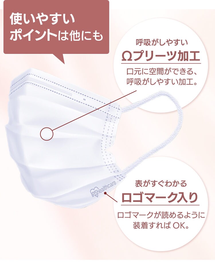 【30枚入】【JIS規格適合】デイリーフィットマスクやわらかプリーツタイプ ふつうサイズ  PN-YW30M3