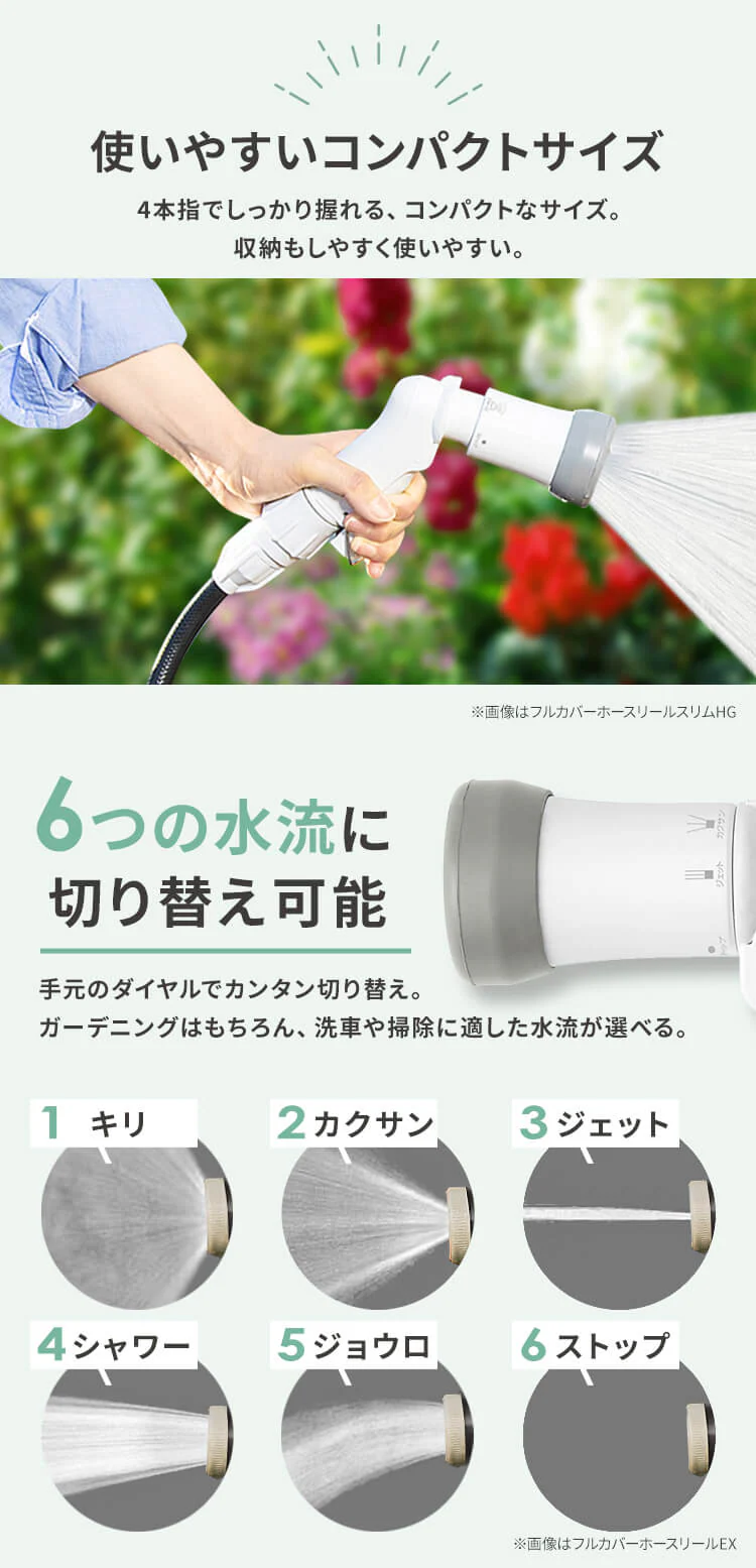 フルカバーホースリールスリムHG用コンパクトアクアガン AGFC-6 ダークブラウン1