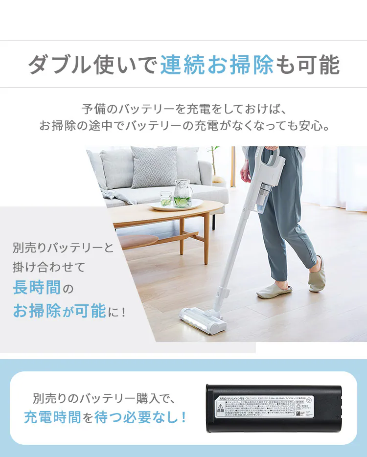 別売りバッテリー ≪SCD-190P/SCD-S1P 専用≫ CBL216253