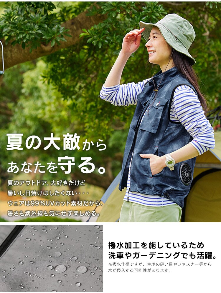 クールウェア ベストセット FC23301-NVS ネイビー Sサイズ3