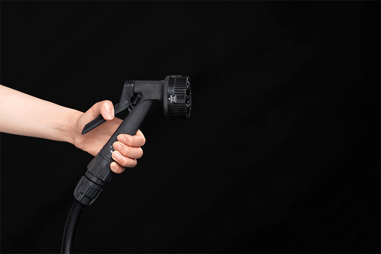 ホースリール 20m 水流切り替え4種 XHR-20E ダークグレー/ブラック【2年保証付き】3