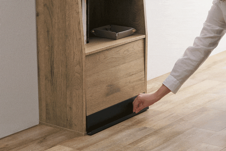 アイアンウッドマガジンラック IWMG-5R ブラック/アッシュブラウン7