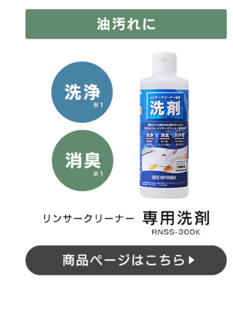 【2点セット】リンサークリーナー RNS-300+スチームクリーナー STM-30316