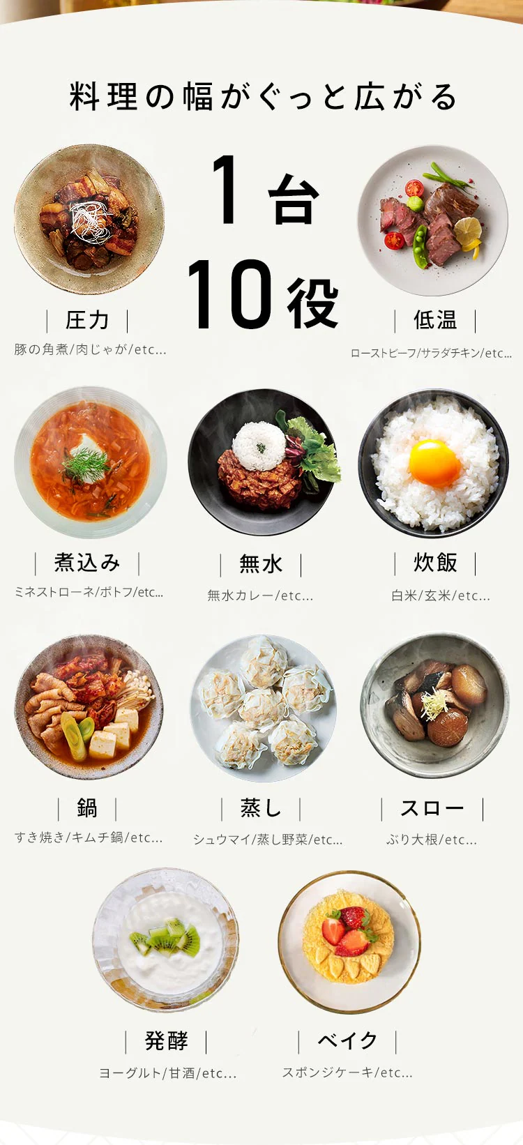 電気圧力鍋 3.0L KPC-MB3-G 自動メニュー108種 グリーン5