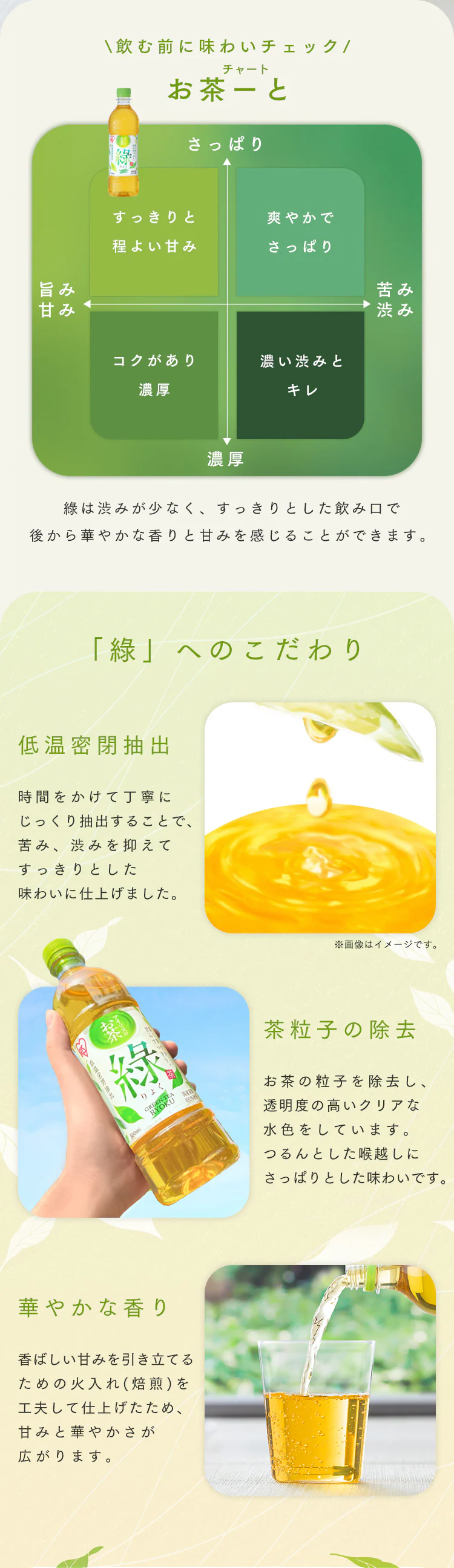 アイリスのお茶 ?香iりょく)緑茶 500ml×48本 国産茶葉100%使用1