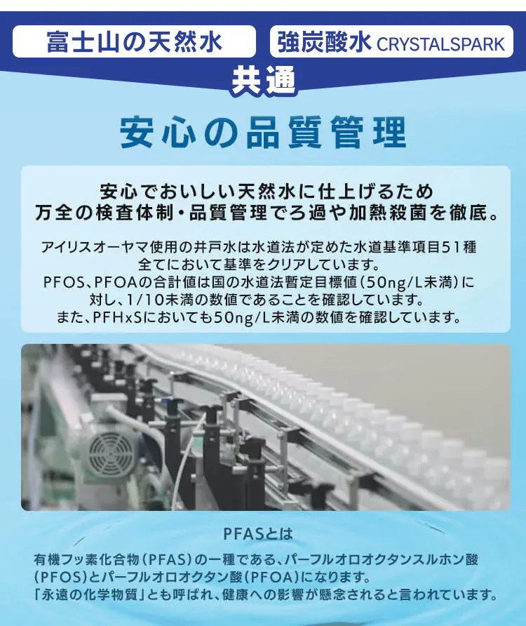ベガルタ仙台 富士山の天然水 500ml×24本7