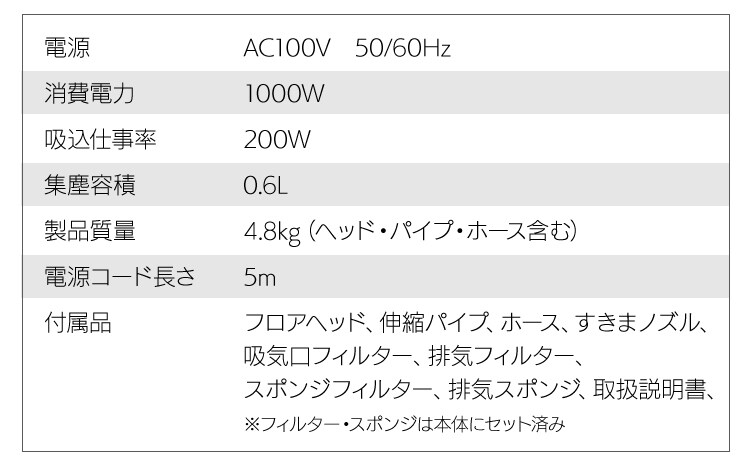 サイクロンクリーナー コンパクト ホワイト IC-C102-W17