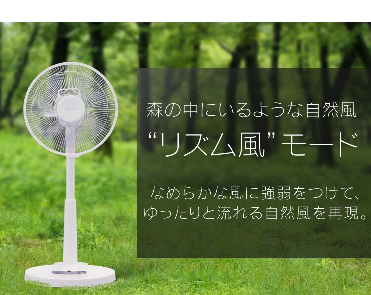 森の中にいるような自然風“リズム風”モード