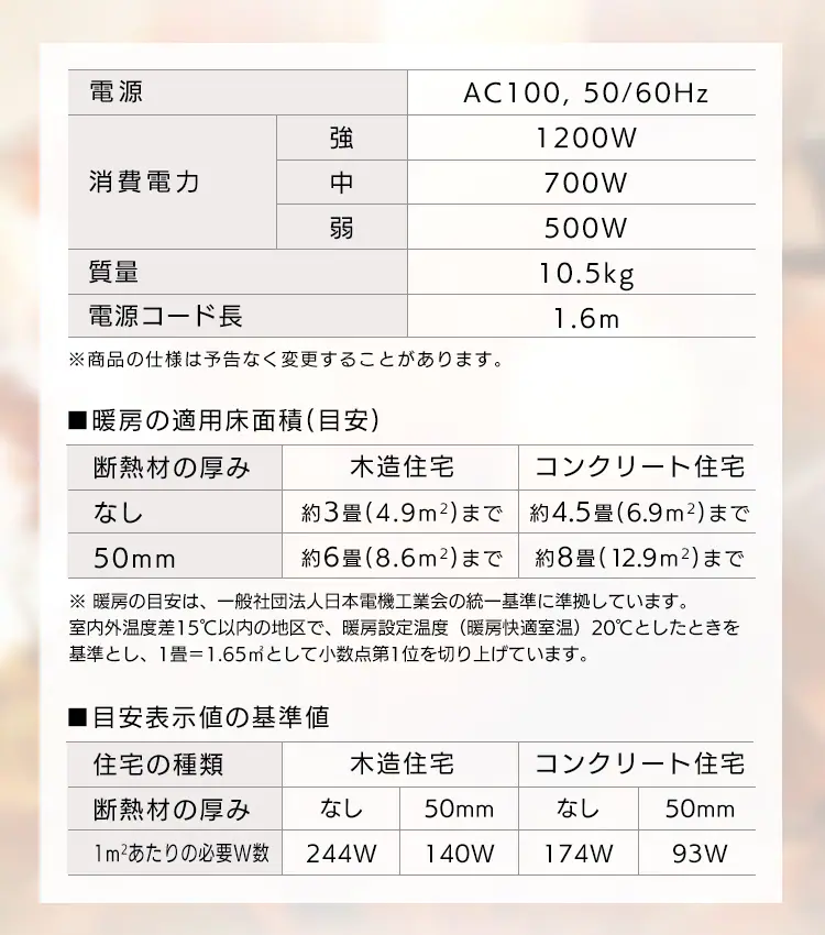 ウェーブ型オイルヒーター メカ式 ホワイト 24