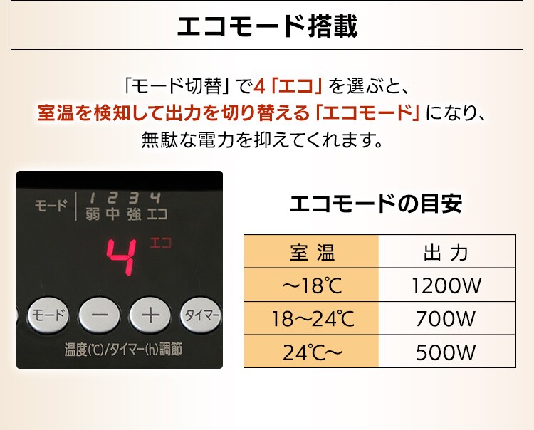 ウェーブ型オイルヒーター マイコン式 24h入切タイマー付 ブラック KIWHD-1210M-B25