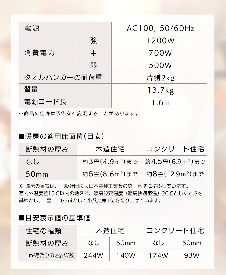 【訳あり】ウェーブ型オイルヒーター メカ式 タオルハンガー付 ホワイト IWHH-1212D-W28