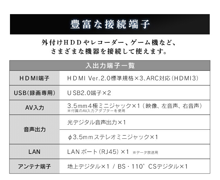 テレビ 65V型 4K対応 Fiona 65UB10PB【代引き不可】15