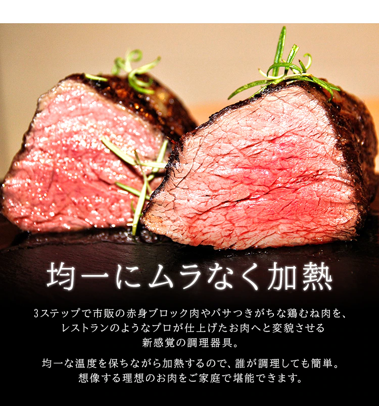 低温調理器 ブラック LTC-01 2