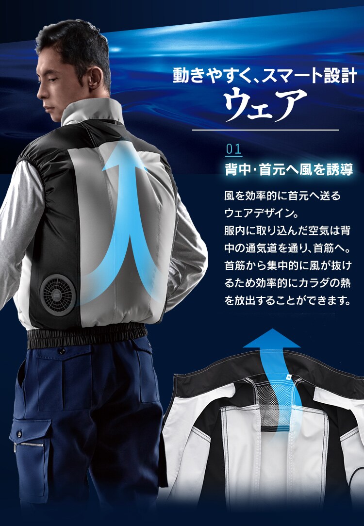 クールウェアPROベストL CBP-L1-H グレー5