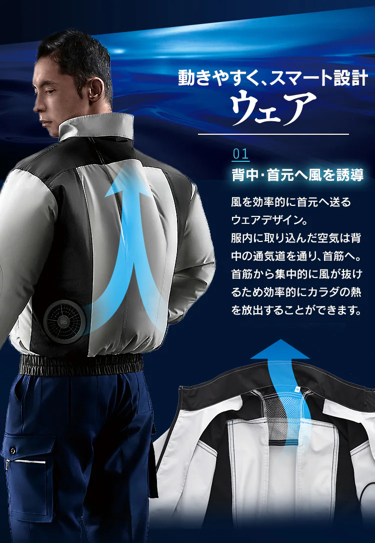 クールウェア PRO長袖M CNP-M1-H グレー5