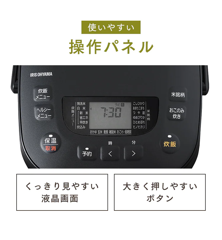 操作パネル
