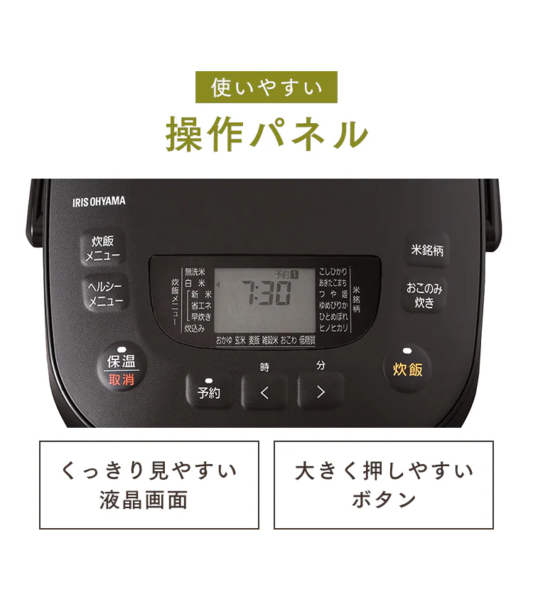 操作パネル