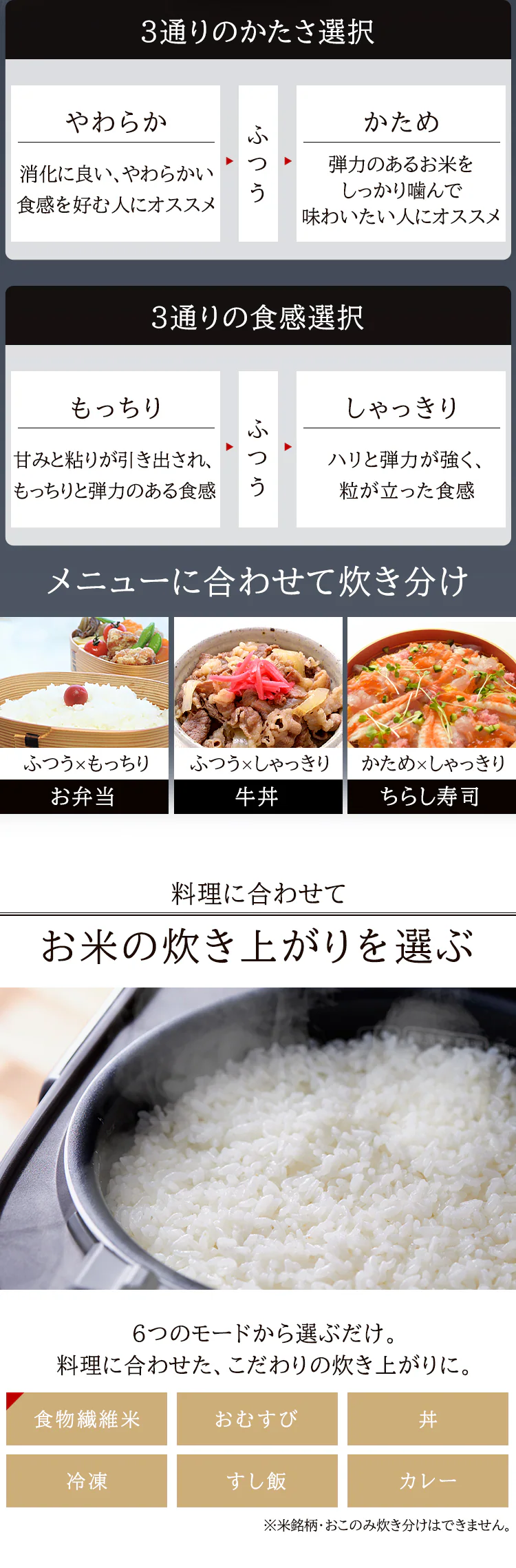 炊飯器 圧力IH 5.5合炊き 40銘柄炊き KRC-PD50-T極厚銅釜 1