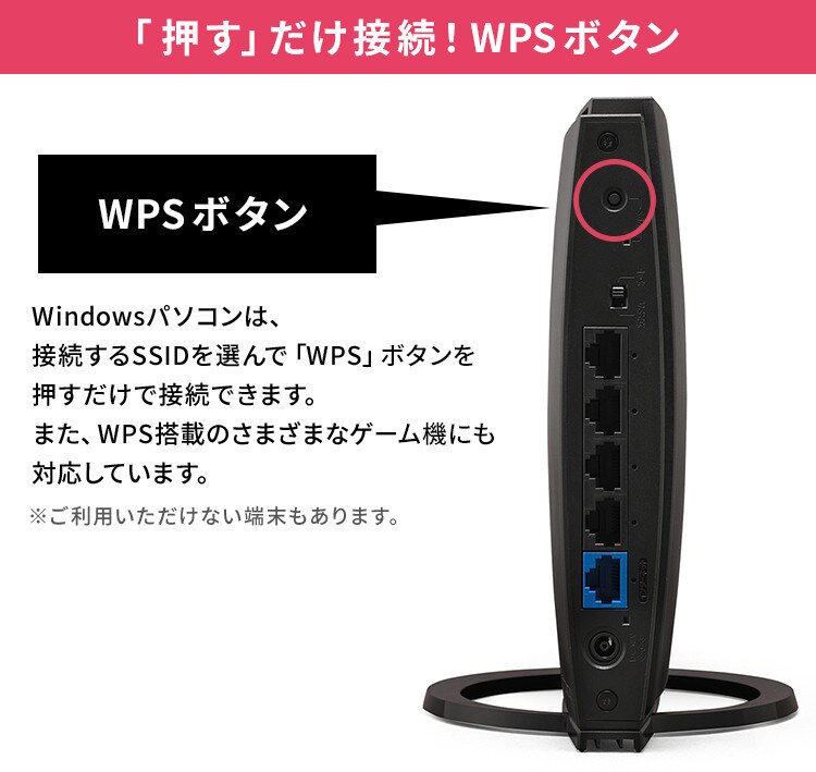 Wi-Fiルーター WN-DAX1800GR-IR ブラック11