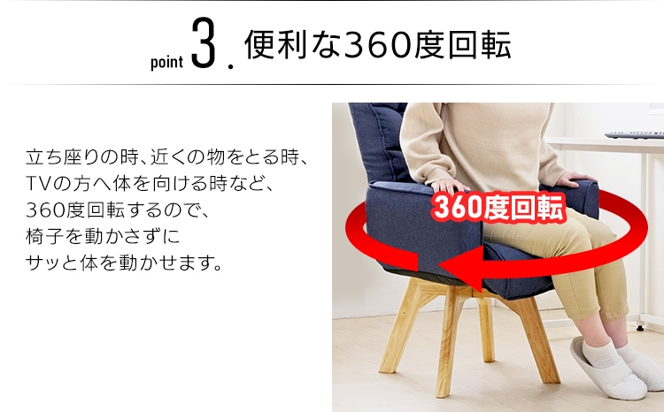 回転ファブリックチェア ハイバック FAC-KHB 全5色5