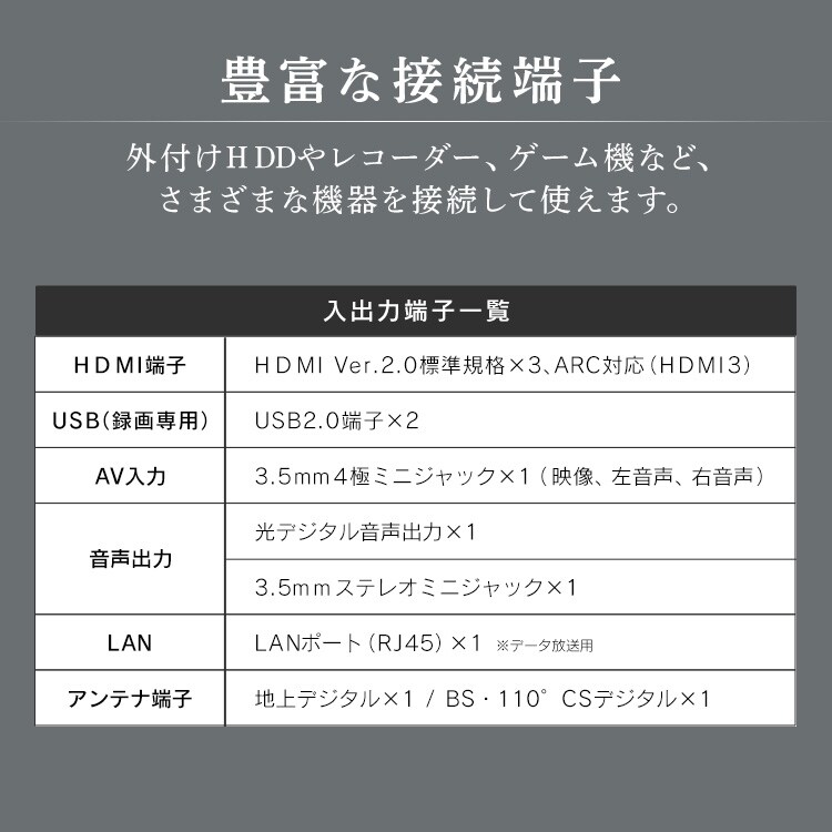 【訳あり】【設置費込み】テレビ 43V型 4K対応 Fiona 43UB10PB9