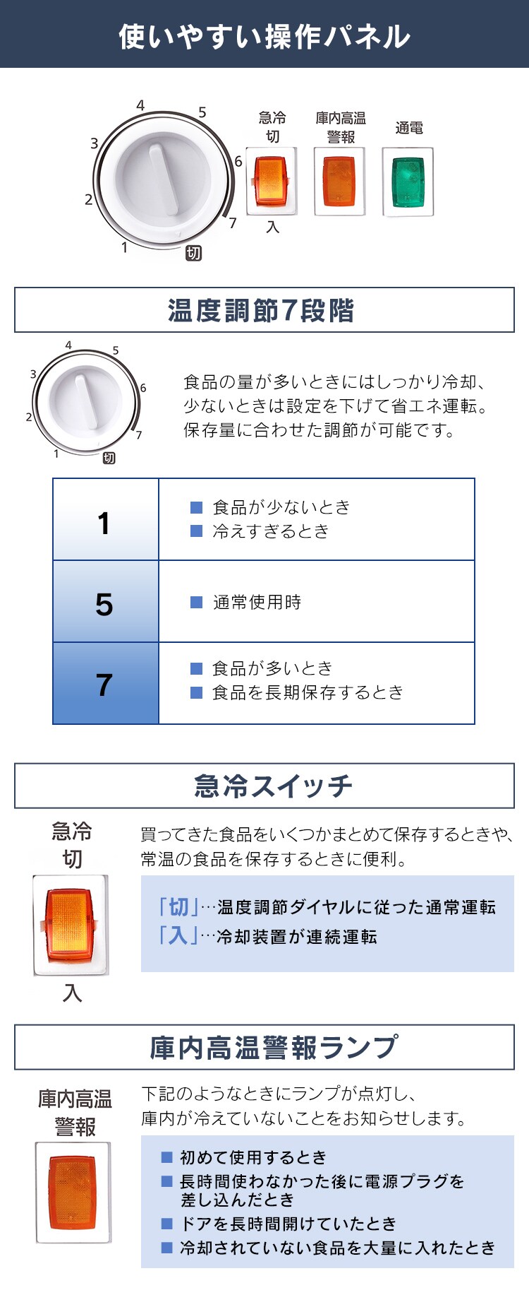 冷凍庫 63L 上開き ICSD-6A-W9
