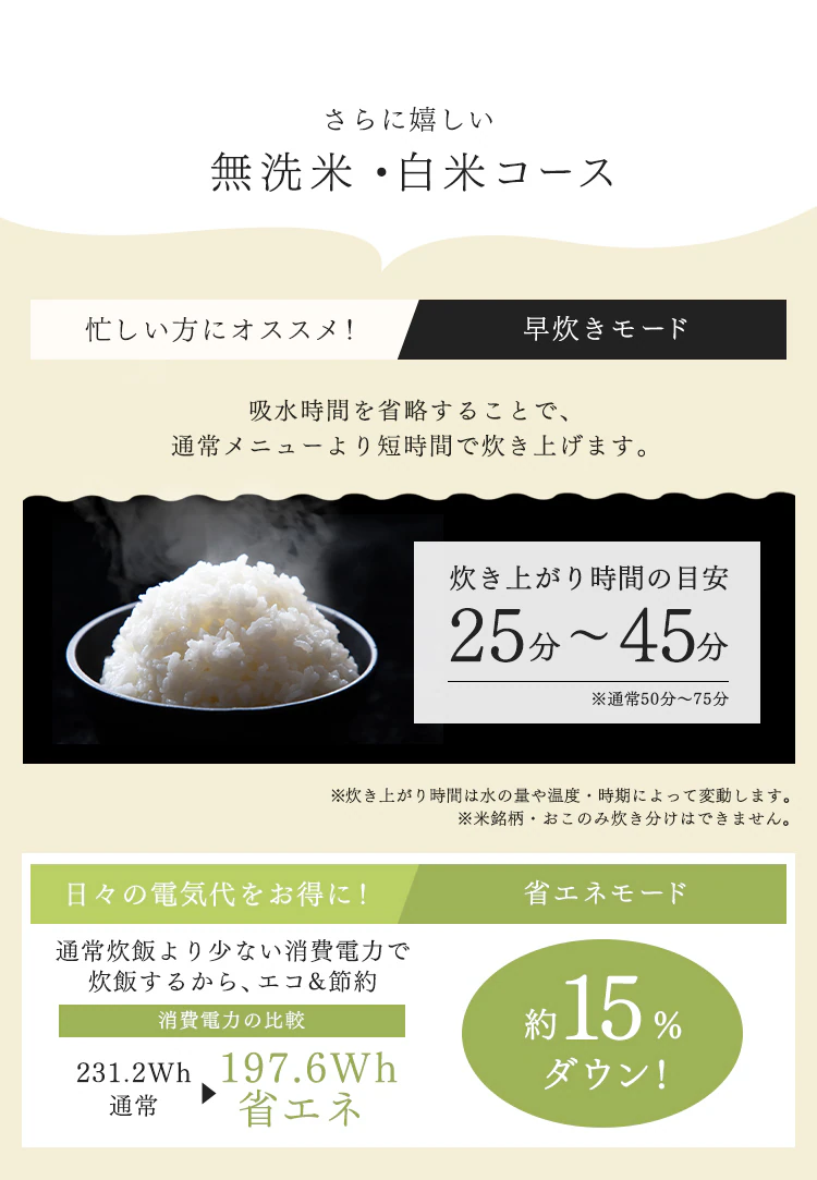 炊飯器 マイコン式 10合炊き 40銘柄炊き RC-ME10-B 極厚火釜 5