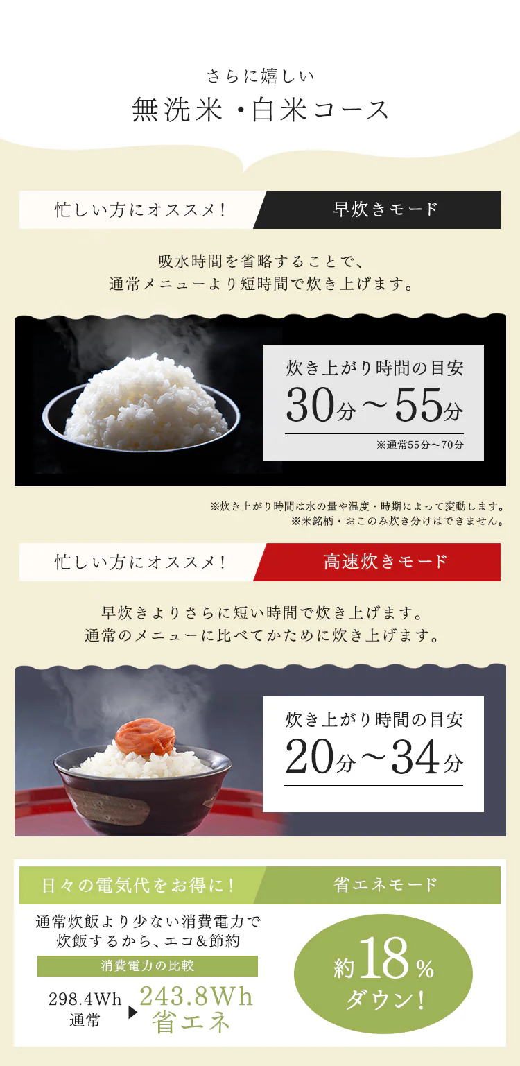 炊飯器 10合 圧力IH 40銘柄炊き RC-PD10-B 極厚火釜 ブラック6