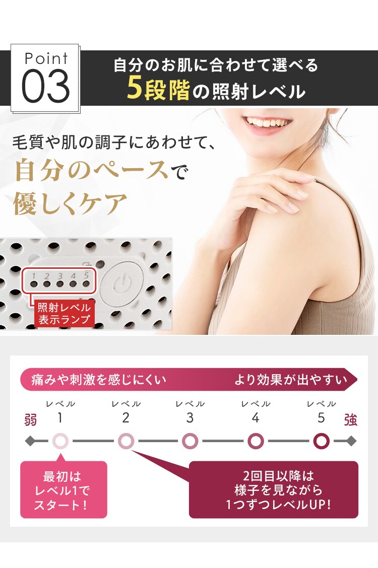 ホームパルスライト式 光美容器 エピレタ モーション プロ EP-0440-W6