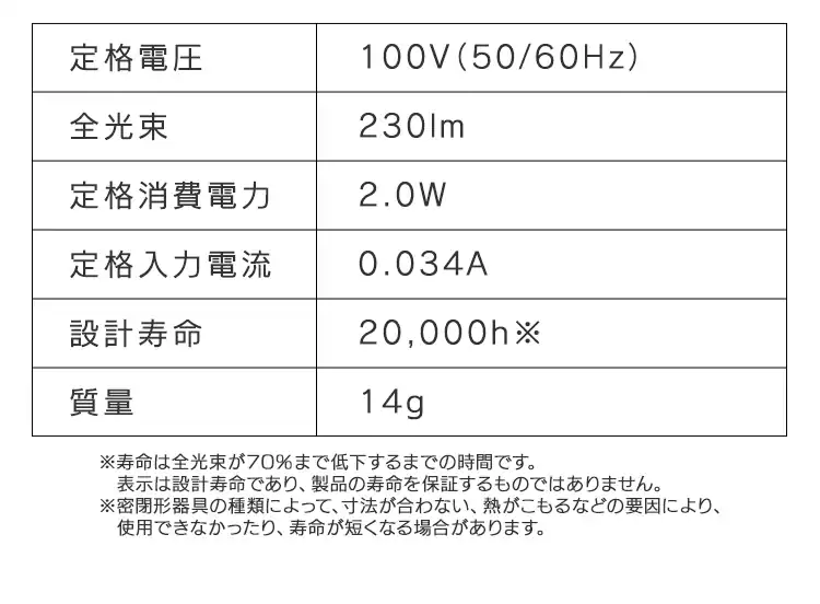 LEDフィラメント電球 E17口金 全方向タイプ 25W形相当 昼白色 密閉形器具対応 LDA2N-G-E17-FC ミニクリプトン球11