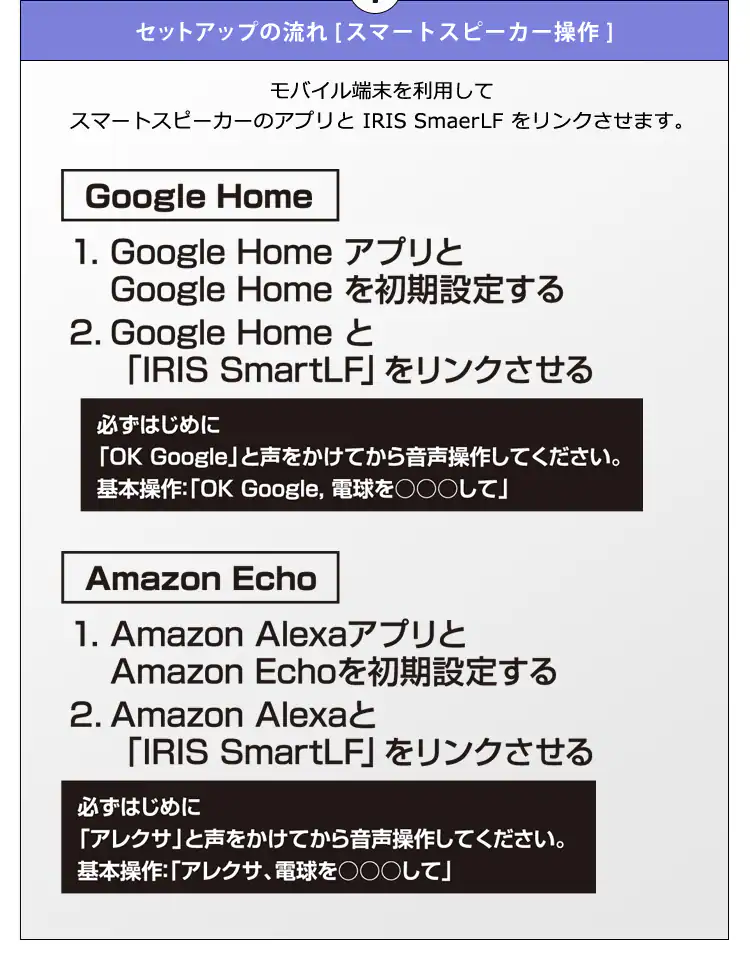 スマートスピーカー対応 LED電球
