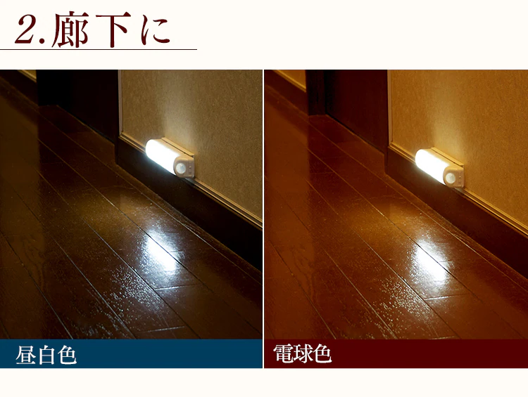 センサーライト LED 乾電池式 ウォールタイプ 昼白色 BSL40WN-WV26