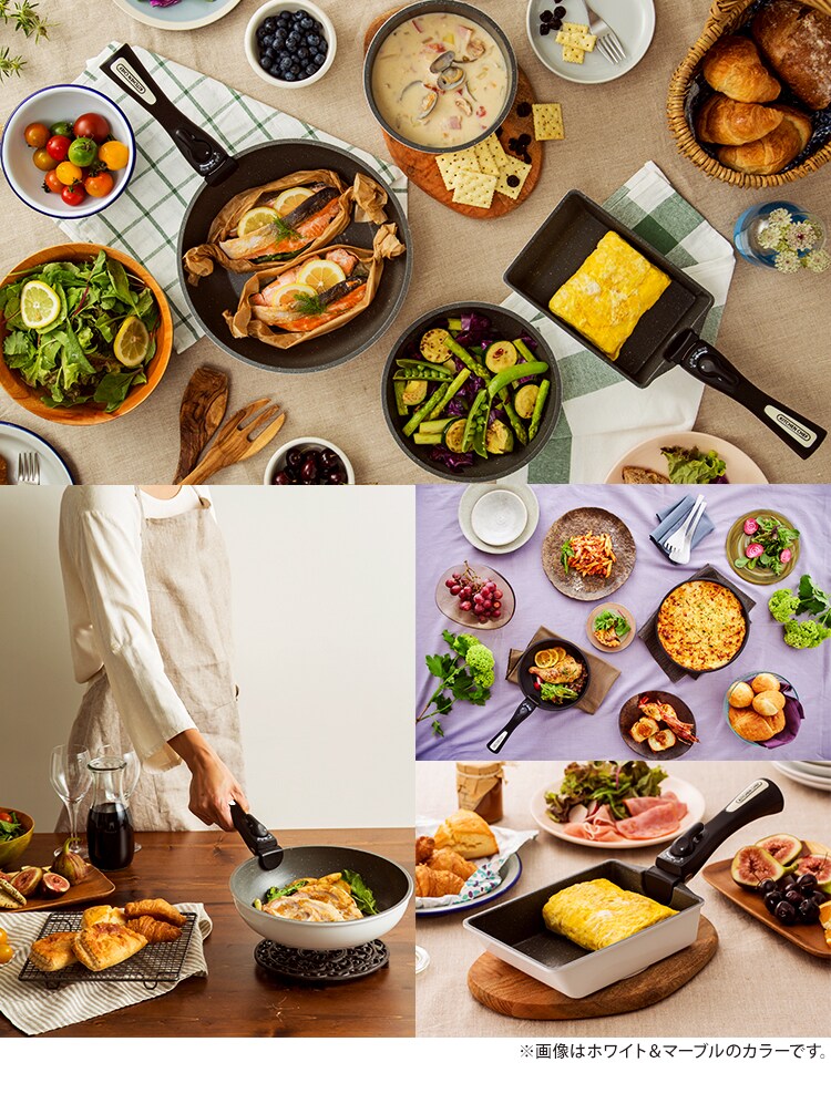 【IH対応】KITCHEN CHEF ダイヤモンドコートパン 12点セット H-IS-SE12 20