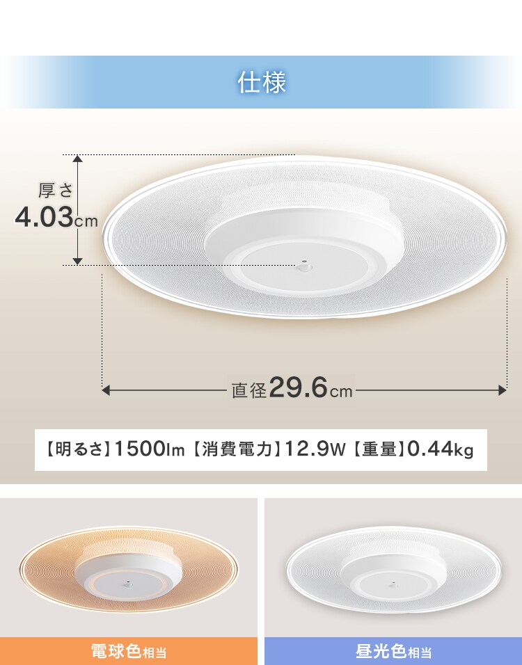 パネルライト 小型 LED 1500lm 人感センサー付 昼光色 玄関 廊下 キッチン 洗面所 クローゼット トイレ 物置 照明 SCL-150DMS-LGP15