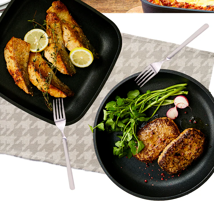 【IH対応】スキレットコートパン 6点セット SKL-SE6S スクエア8