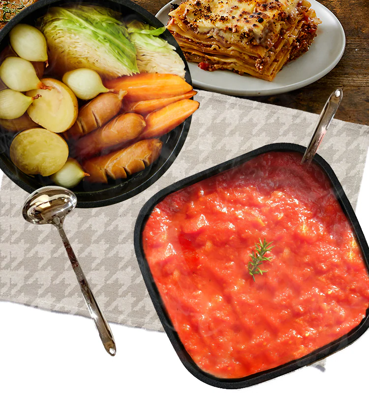 【IH対応】スキレットコートパン 6点セット SKL-SE6S スクエア10