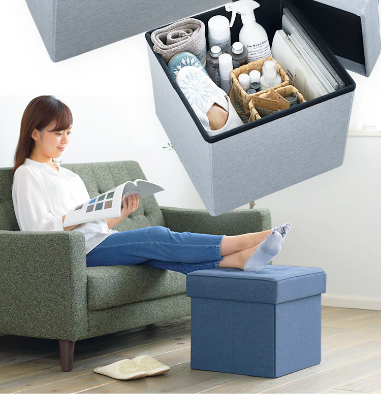 折りたたみ収納スツール レギュラー SSTR-38 全3色2