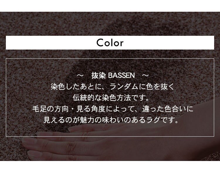 ラ・クッションラグ ACRB-812 全4色19