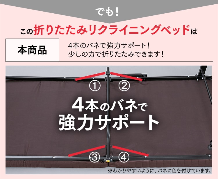 【訳あり】折りたたみベッド OTB-BR14
