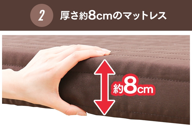 【訳あり】折りたたみベッド OTB-BR25