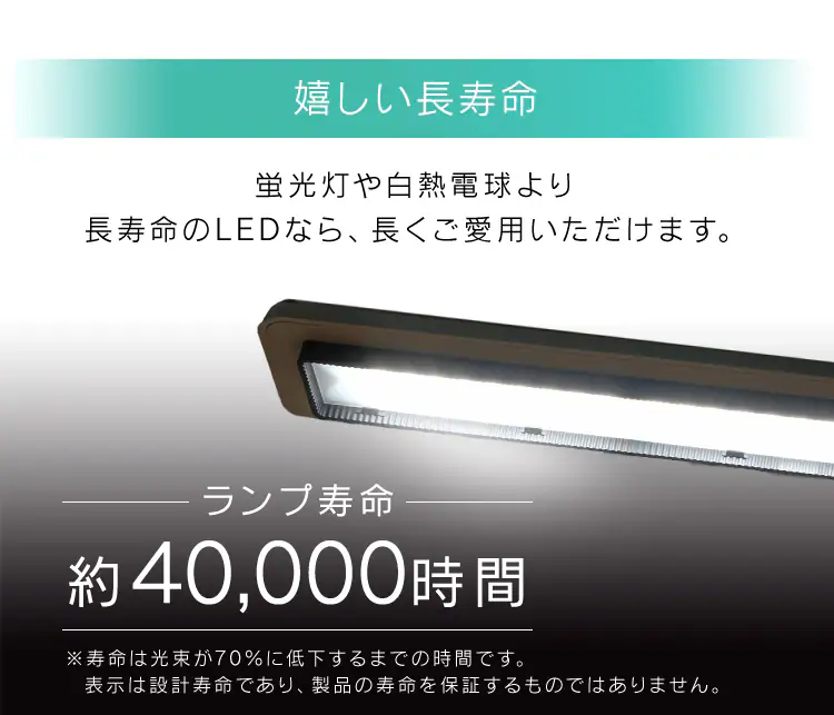 LEDデスクライト 502タイプ ホワイト LDL-50214