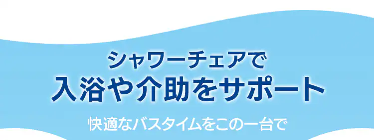 入浴や介助をサポート