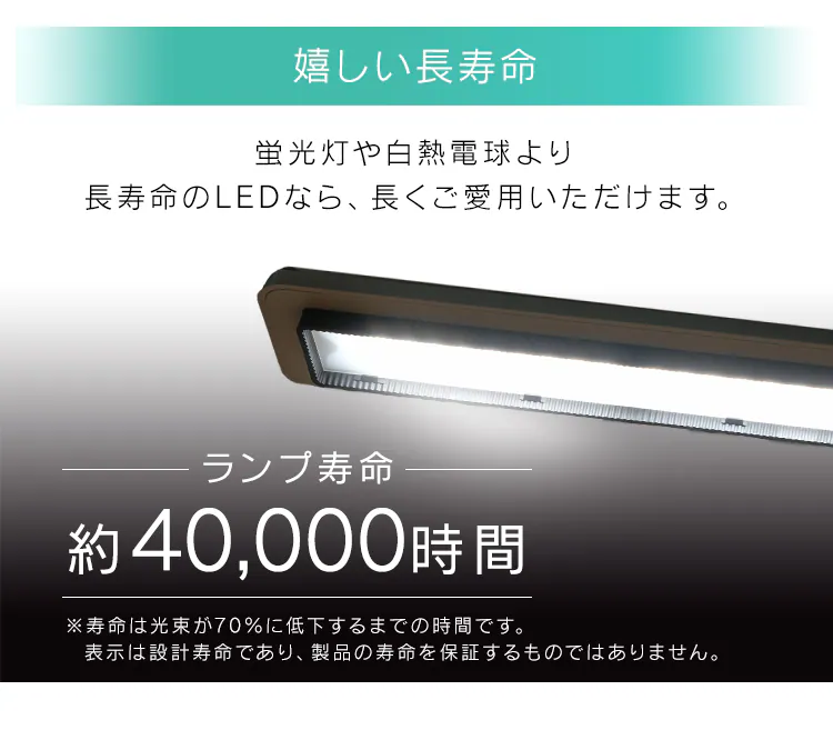 LEDデスクライト 2000lx 調光無段階 LDL-52K-W ホワイト16