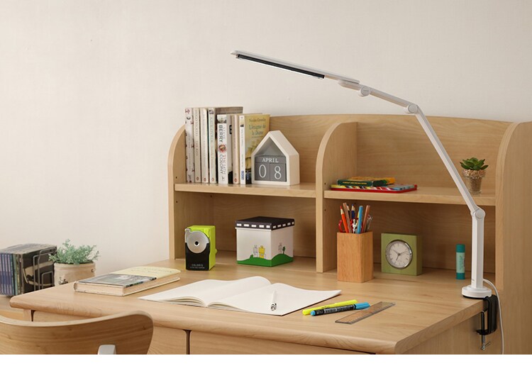 LEDデスクライト 2000lx クラウンタイプ LDL-71CLK-W ホワイト H535718